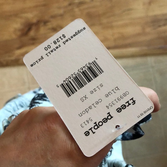 NWT Free People Lillie Maxi sz XS dress - Picture 8 of 9